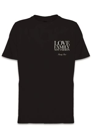 T-shirt LFNF in cotone nero FAMILY FIRST | TF2410BLACK